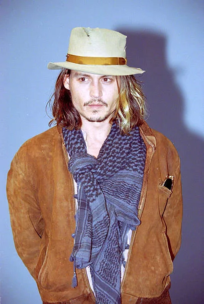 Johnny Depp during Deauville 2001 - Blow Premiere in Deauville, France.