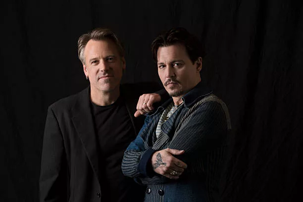 Actor Johnny Depp and director Wally Pfister are photographed for USA Today on April 1, 2014 in Los Angeles, California.