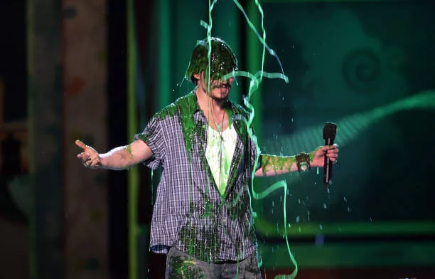 Johnny Depp during Nickelodeon's 18th Annual Kids Choice Awards - Show at Pauley Pavilion in Los Angeles, California, United States.