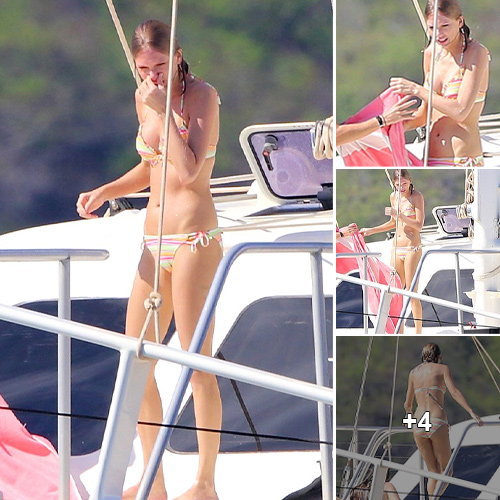 Cruising in Style: Taylor Swift Shows off Her Fit Figure in a Playful Striped Swimsuit on a Sunny Getaway in Hawaii